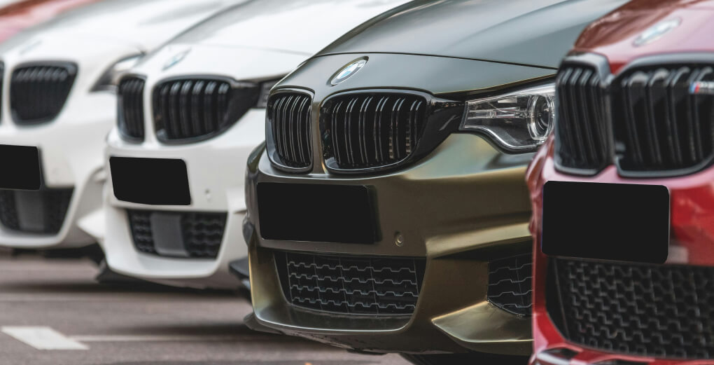 Four BMWs - Pre-registered cars