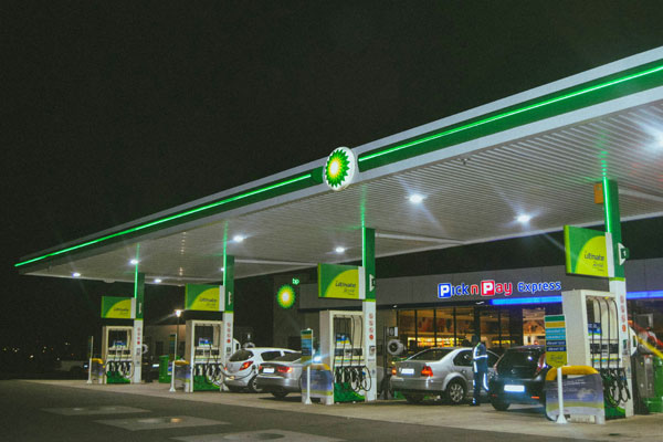 BP petrol station