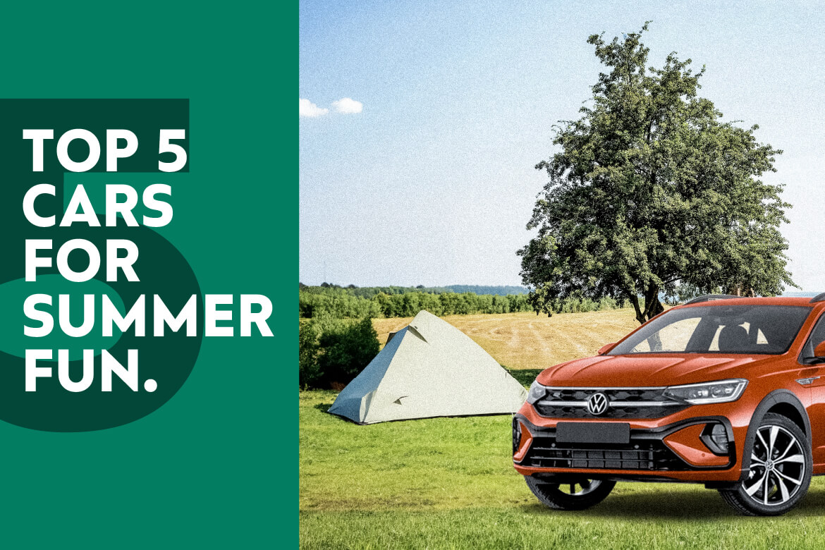 Top 5 Cars for Summer Fun - Volkswagen Camping Guide